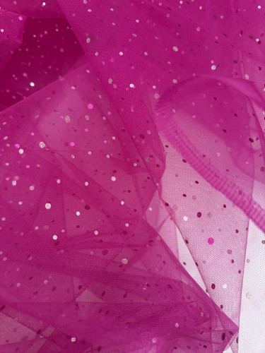 Magenta deep rose glitter - rose,